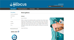 Desktop Screenshot of medicus.gda.pl