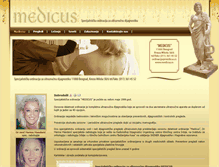 Tablet Screenshot of medicus.rs