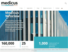 Tablet Screenshot of medicus.com.pl